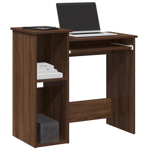 vidaXL Bureau met schappen 84x40x78 cm bewerkt hout, Huis en Inrichting, Bureaus, Nieuw, Verzenden