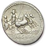 Romeinse Republiek. L. Farsuleius Mensor. Denarius Rome mint, Postzegels en Munten, Munten | Europa | Niet-Euromunten
