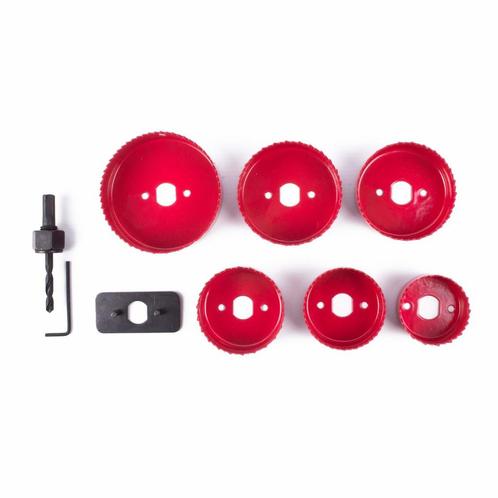 Benson 9-delige gatenzaag set - diverse maten - hout, gas..., Doe-het-zelf en Verbouw, Gereedschap | Boormachines, Nieuw, Ophalen of Verzenden