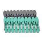 HL wasknijpers 40 stuks - groen/grijs - kunststof - sterke, Huis en Inrichting, Ophalen of Verzenden, Nieuw