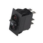 Bieden: Czone rocker switch on/off black with, Ophalen of Verzenden, Nieuw, Elektra en Verlichting, Zeilboot of Motorboot