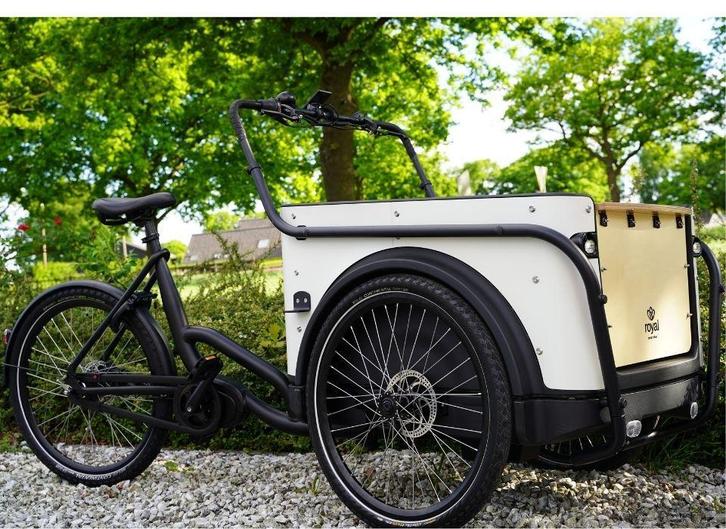 Elektrische bakfiets ROYAL CARGO BIKE twee en driewieler SUR, Fietsen en Brommers, Fietsen | Bakfietsen, 4 kinderen of meer, Elektrisch