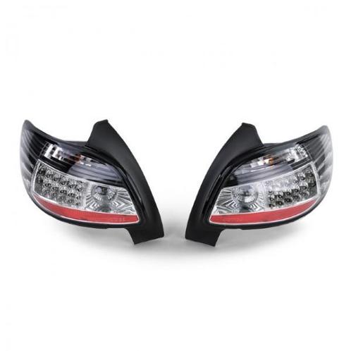 Achterlichten Peugeot 206 LED Clear Zwart 98-05, Auto-onderdelen, Overige Auto-onderdelen, Ophalen of Verzenden