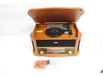 Classic Phono Retro Platenspeler - Bluetooth - Auto-stop, Verzenden, Zo goed als nieuw