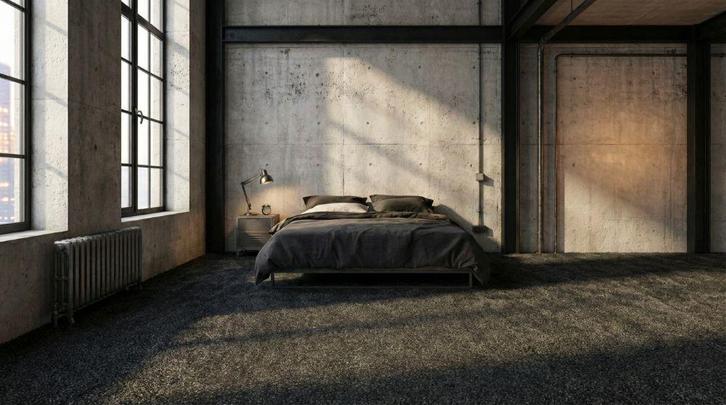 SALE!! - Tapijttegel Prime Frisé Antraciet, Huis en Inrichting, Stoffering | Vloerbedekking, Nieuw, Ophalen of Verzenden