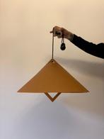 Domus - Plafondlamp - Teak, Synthetisch leder - Structuur, Antiek en Kunst