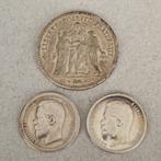 Frankrijk, Rusland. 5 Francs 1849 A and 50 Kopecks 1896 and