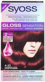 Syoss Haarverf Gloss Sensation 4-23 Cranberry Rood (Dunkl..., Verzenden