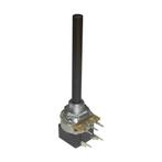 Potmeter - plastic 6mm+Schak 1M Lin - Per 1 stuks, Doe-het-zelf en Verbouw, Verzenden, Nieuw