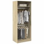 vidaXL Kledingkast 80x50x200 cm bewerkt hout sonoma, Huis en Inrichting, Kasten | Kledingkasten, Verzenden, Nieuw