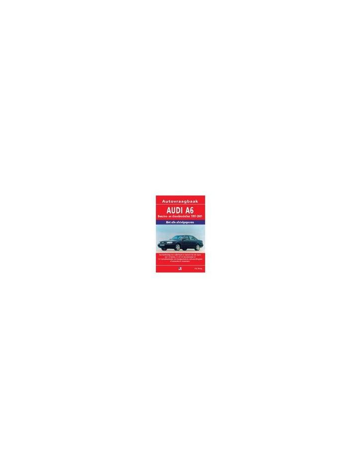 1997-2001 AUDI A6 BENZINE DIESEL VRAAGBAAK NEDERLANDS, Auto diversen, Handleidingen en Instructieboekjes