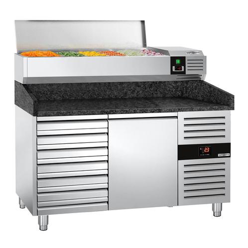 GGM Gastro | Pizza koelwerkbank PREMIUM - 1500x800mm - met 1, Zakelijke goederen, Horeca | Meubilair en Inrichting, Verzenden