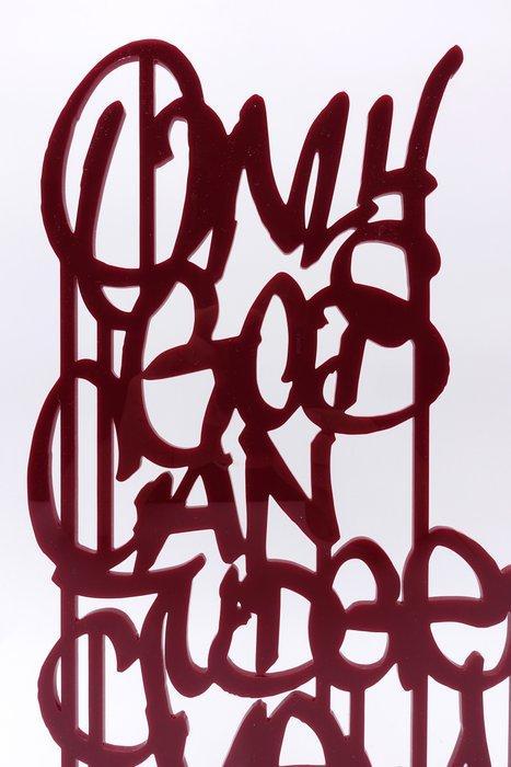Golden Boy (2000) - ONLY GOD CAN JUDGE ME - Calligraphie, Antiek en Kunst, Kunst | Designobjecten