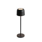 Tafellamp mushroom zwart oplaadbaar incl. laadstation -, Huis en Inrichting, Lampen | Tafellampen, Nieuw, Overige stijlen