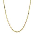 Gouden collier venetiaan 44.5+10 cm 14 krt, Ophalen of Verzenden, Nieuw