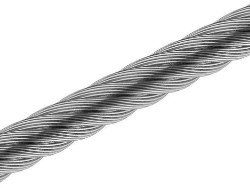 2mm Staalkabel / Staaldraad - gegalvaniseerd - 15 meter, Doe-het-zelf en Verbouw, Elektra en Kabels, Kabel of Snoer, Nieuw, Ophalen of Verzenden