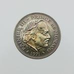 Monaco. 5 Francs 1971 Rainier III. Essai en argent, Postzegels en Munten