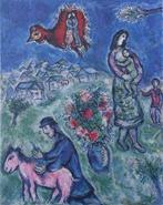 Marc Chagall (1887-1985) - La route du village, Antiek en Kunst