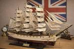 ENORME Voilier Fregate CUTTY SARK en bois 90CM bateau, Nieuw