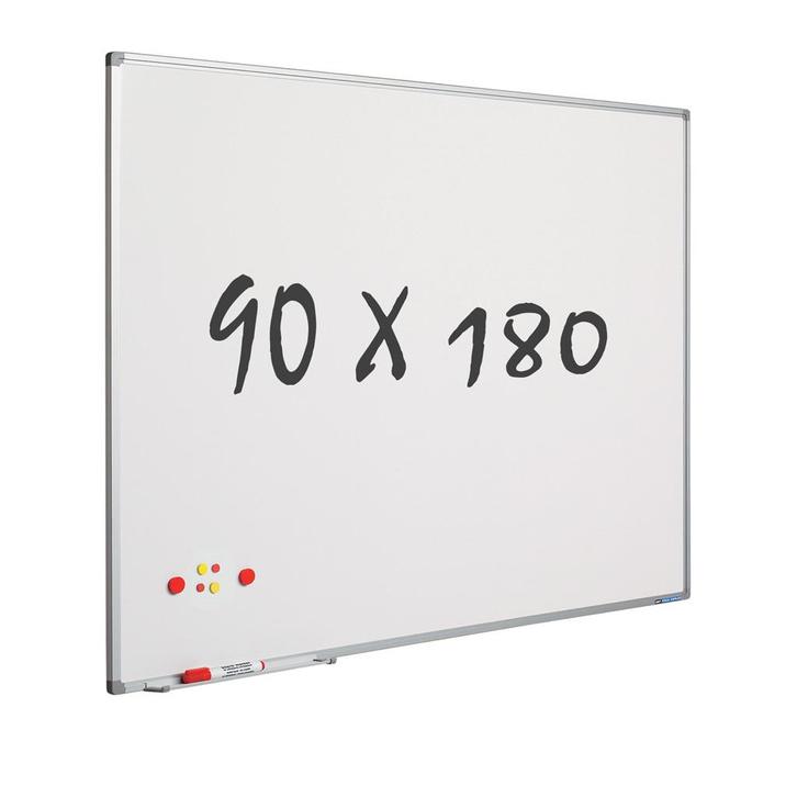 Whiteboard 90x180 cm - Magnetisch, Zakelijke goederen, Kantoor en Winkelinrichting | Kantoormeubilair en Inrichting, Ophalen of Verzenden