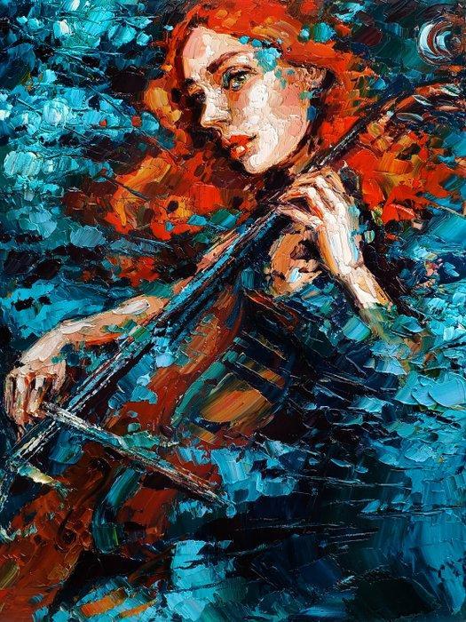 Krystyna Ró-Pasek - ROZKWIT DWIKÓW, Antiek en Kunst, Kunst | Schilderijen | Modern