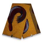 VLISCO stof Hollandais Afrikaanse Wax print - Gele Broom VL0, Hobby en Vrije tijd, Stoffen en Lappen, Ophalen of Verzenden, Nieuw