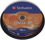 Verbatim DVD-R 4.7 GB Matt Silver 10 stuks, Verzenden, Nieuw