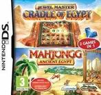 Jewel Master Cradle of Egypt + Mahjong 2 Pack (DS) 3DS, 1 speler, Ophalen of Verzenden, Zo goed als nieuw, Vanaf 12 jaar