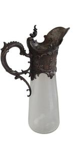 Karaf - Glas, Verzilverd