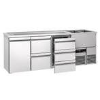 GGM Gastro | Barkoeling PREMIUM - 2500x700mm - 1 deur & 5 |, Verzenden, Nieuw in verpakking
