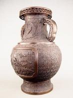 Vaas - Brons, Koperen vaas van de Dai Nippon Bunsei Nen, Antiek en Kunst