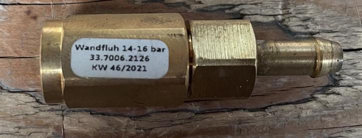 Veiligheidsklep 14-16 bar koffie, Witgoed en Apparatuur, Koffiezetapparaten, Zo goed als nieuw, Ophalen of Verzenden