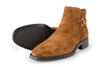 Linea Zeta Enkellaarzen in maat 40 Cognac | 10% extra, Kleding | Dames, Overige kleuren, Verzenden, Lage of Enkellaarzen, Zo goed als nieuw