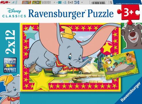 Disney Classics - Adventure is Calling Puzzel (2 x 12, Kinderen en Baby's, Speelgoed | Kinderpuzzels, Nieuw, Verzenden