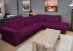 Hoekbank Ijsselstein - hoekbanken - Paars, Nieuw, 150 cm of meer, Stof, 250 tot 300 cm