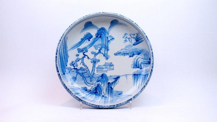 Bord - Porselein - Een grote Japanse oplader, Antiek en Kunst, Antiek | Overige Antiek