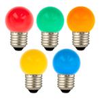 5 stuks Bailey LED Party Bulb G45 E27 1W gekleurd Rood Gr..., Huis en Inrichting, Nieuw, Ophalen of Verzenden