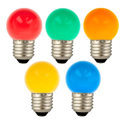 5 stuks Bailey LED Party Bulb E27 1W gekleurd Rood Groen..., Huis en Inrichting, Lampen | Overige, Nieuw, Ophalen of Verzenden