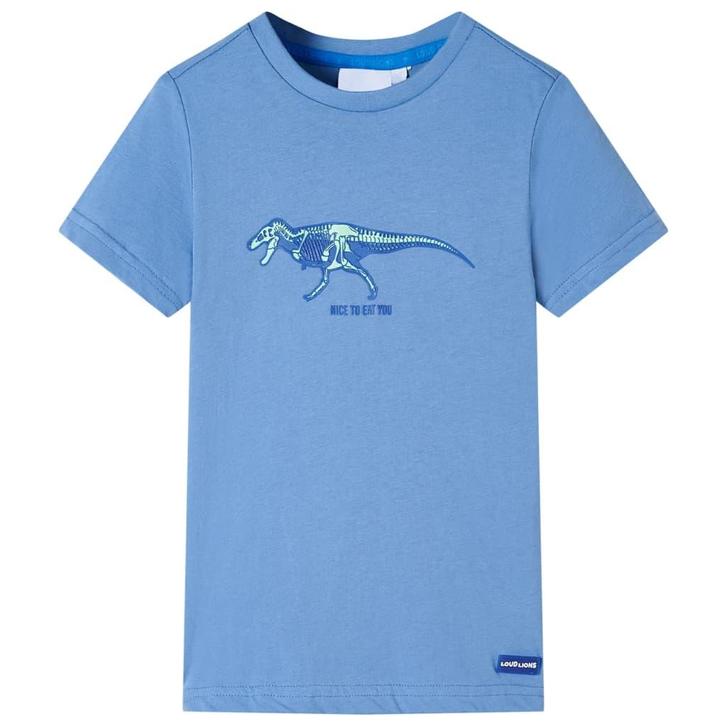 vidaXL Kindershirt 128 middelblauw, Kinderen en Baby's, Kinderkleding | Overige, Nieuw, Verzenden