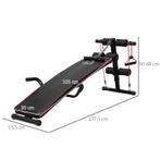 TRUUSK Sit Up Bench Buikspiertrainer Trainingsbank Fitnessba, Verzenden, Nieuw