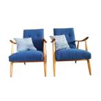 Pair Of Easy Chairs By Louis Van Teeffelen For Wébé | Design