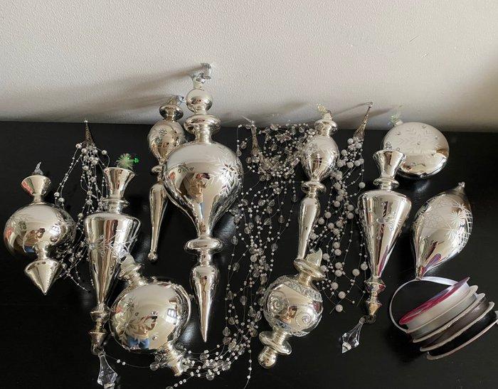 Kerstdecoratie (14) - Ornamenten - Glas, Diversen, Kerst