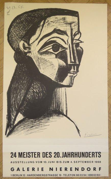 Pablo Picasso - Affiche originale dexposition en, Antiek en Kunst, Kunst | Tekeningen en Foto's