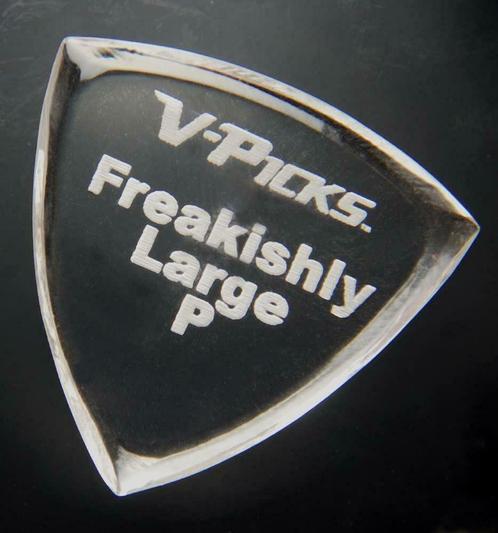 V-Picks Freakishly Large Pointed plectrum 2.75 mm, Muziek en Instrumenten, Instrumenten | Toebehoren, Nieuw, Ophalen of Verzenden