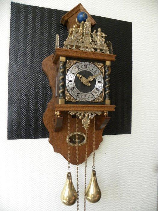 Zaandam/Zaanse klok - Hout, Koper - 1970-1980, Antiek en Kunst, Antiek | Klokken