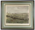 Godfrey Douglas Giles The Burton Hunt, Full Cry across the, Antiek en Kunst, Kunst | Etsen en Gravures, Ophalen