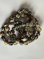 Pyu style bead necklace - Versteend hout - anders - 20e eeuw
