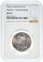 Duitsland, Pruisen Wilhelm II. 2 Mark 1901 - NGC MS62