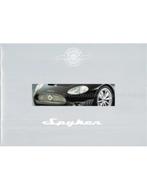 2003 SPYKER CARS C8 BROCHURE ENGELS, Boeken, Auto's | Folders en Tijdschriften, Nieuw, Author