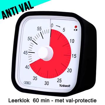 Visuele Afteltimer Tijdklok 60 Minuten Zwart Rood beschikbaar voor biedingen
